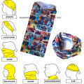 OEM Produit un logo personnalisé en microfibre imprimé Microfibre pas cher Cartoon Multifinectional Sports Headwear Bandana Banda